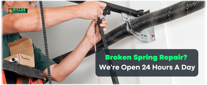 Broken Garage Door Spring Repair Dallas TX (214) 206-4364